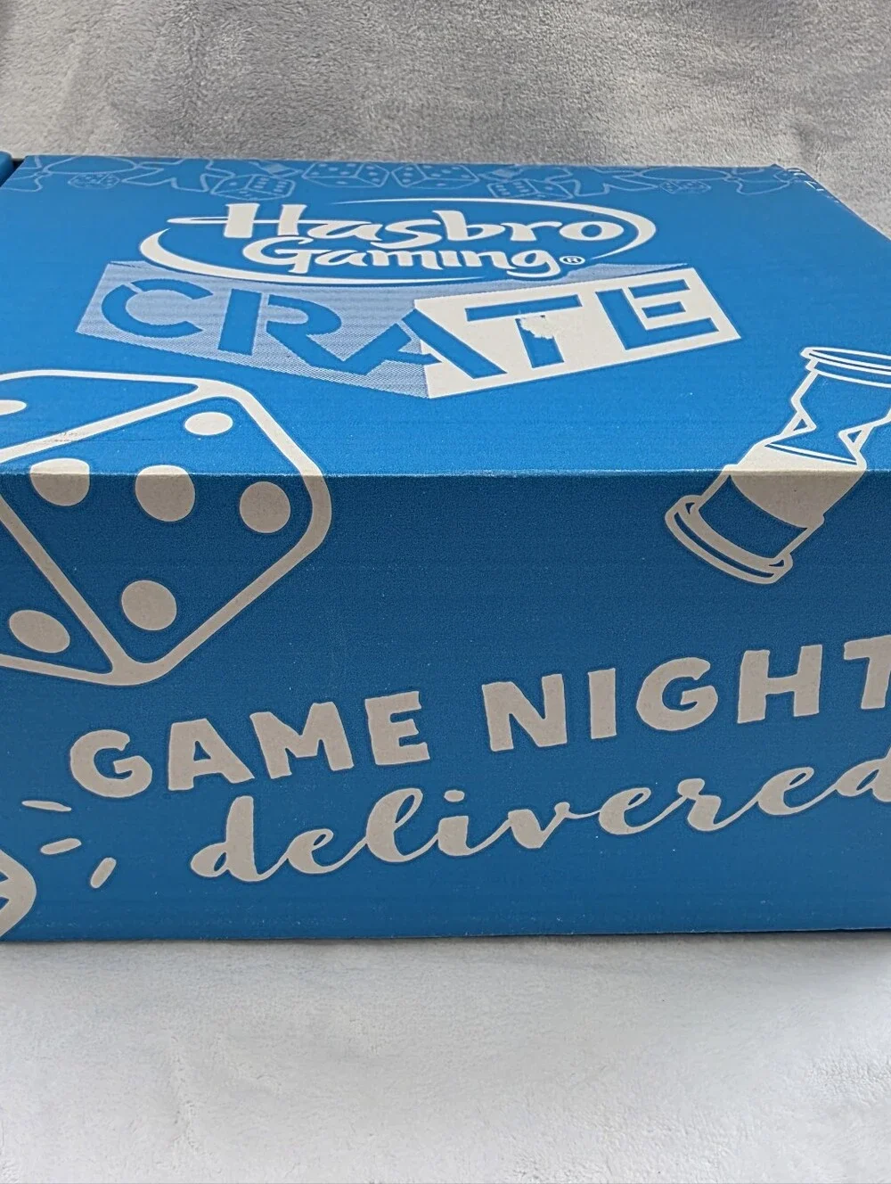 Hasbro Gaming Crate - 3 Games Included + Monopoly Tokens